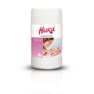 Салфетки влажные детские «Ника» с первых дней жизни